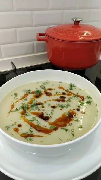 Beyaz Lahana Çorbası (Sütlü)