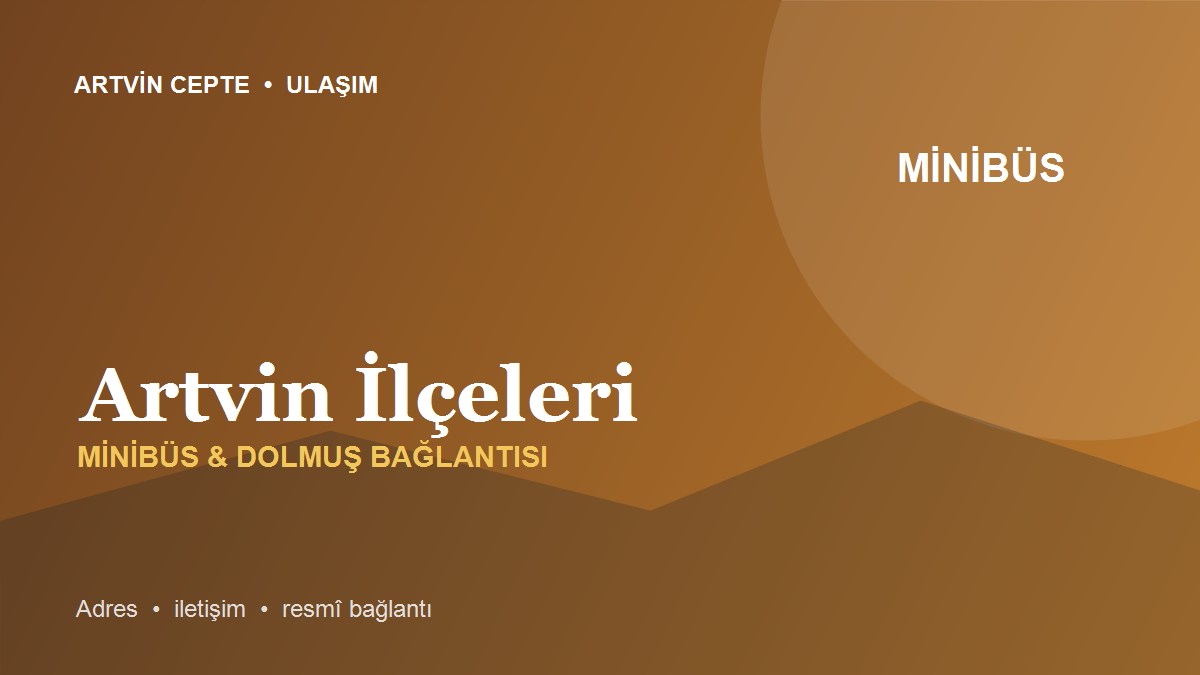 İlçeler Arası Dolmuş Durağı